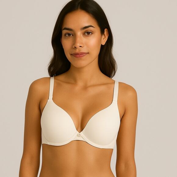Soma Bra Women's Size 32C Embraceable Perfect Full Coverage Underwire Ivory NWT - Picture 1 of 6